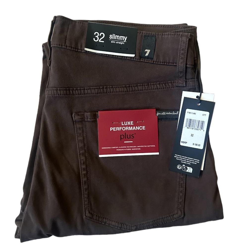 7 for all mankind LUXE PERFORMANCE PLUS SLIMMY IN BROWN